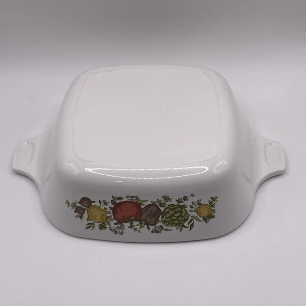 1970s VTG Corning Ware Spice of Life‎ P 41 B Square Casserole Petite Pan 1 3/4 C